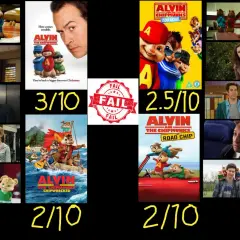 Alvin i Wiewiórki obsada: kadry z filmów i aktorzy. Wiewiórki w różnych odsłonach, oceny filmów: 3/10, 2.5/10, 2/10.
