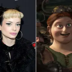 Porównanie aktorki z polskiej obsady "Jak wytresować smoka" z postacią z filmu.