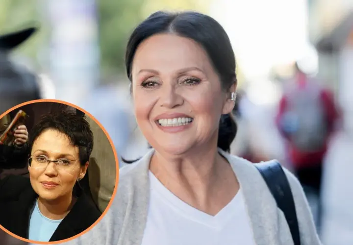 Małgorzata Pieńkowska, aktorka, w dwóch odsłonach. Wiek aktorki to tajemnica, ale jej uśmiech mówi wszystko.