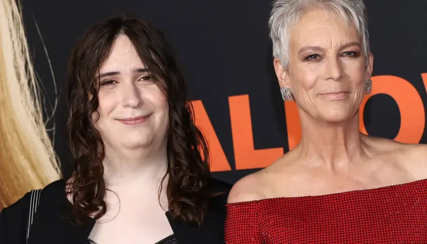 Jamie Lee Curtis i jej córka Annie Guest na premierze.