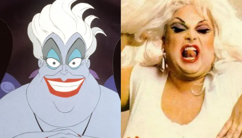 Ursula z "Małej Syrenki" i Divine, ikona drag queen, która zainspirowała obsadę.