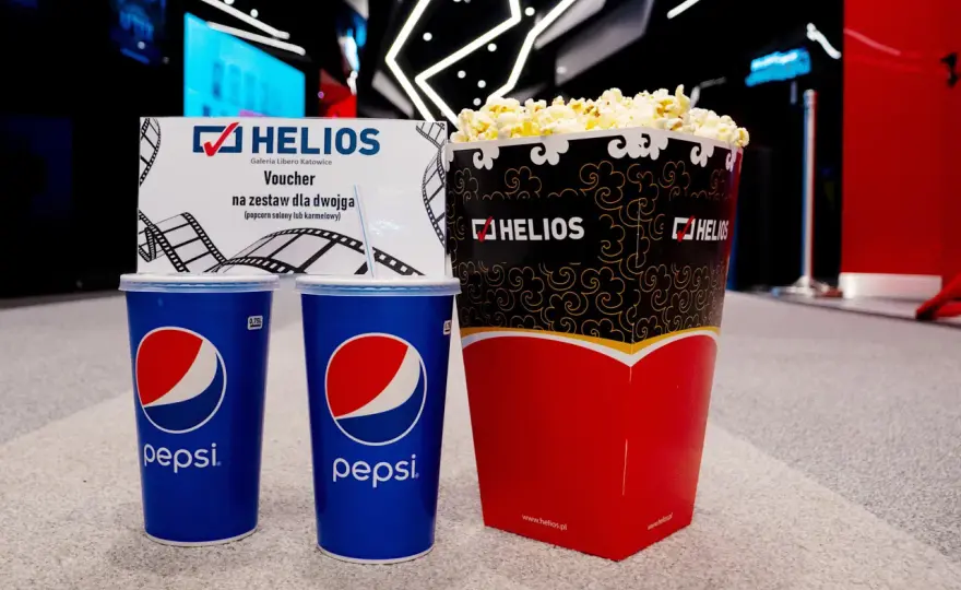 Cena dużego popcornu w Heliosie - Czy się opłaca?