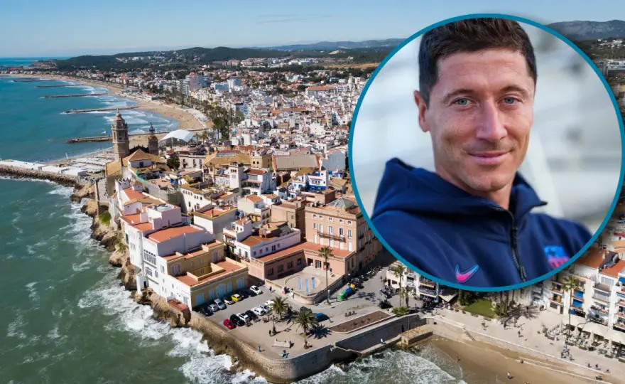 Gdzie mieszkają Lewandowscy? Luksusowe życie w Sitges, Hiszpania.