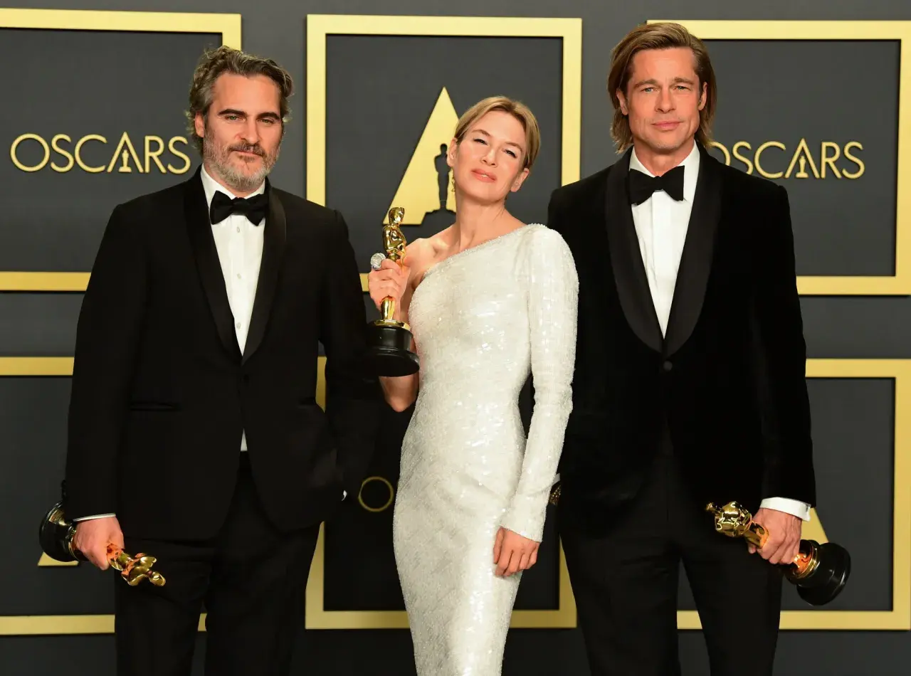 Joaquin Phoenix, Renée Zellweger i Brad Pitt z Oscarami. Kto ma najwięcej oscarów aktor? Na razie żaden z nich nie jest rekordzistą.