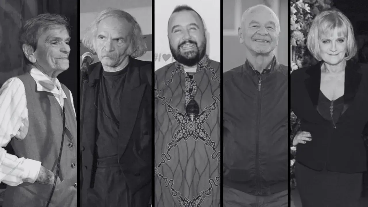Wspomnienie aktorów z serialu Kiepscy. Zmarli: Dariusz Gnatowski, Ryszard Kotys, Paweł Królikowski, Krystyna Podleska.