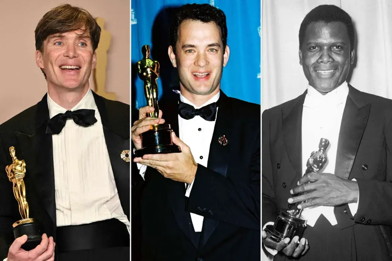 Cillian Murphy, Tom Hanks i Sidney Poitier z Oscarami. Kto ma najwięcej oscarów aktor?