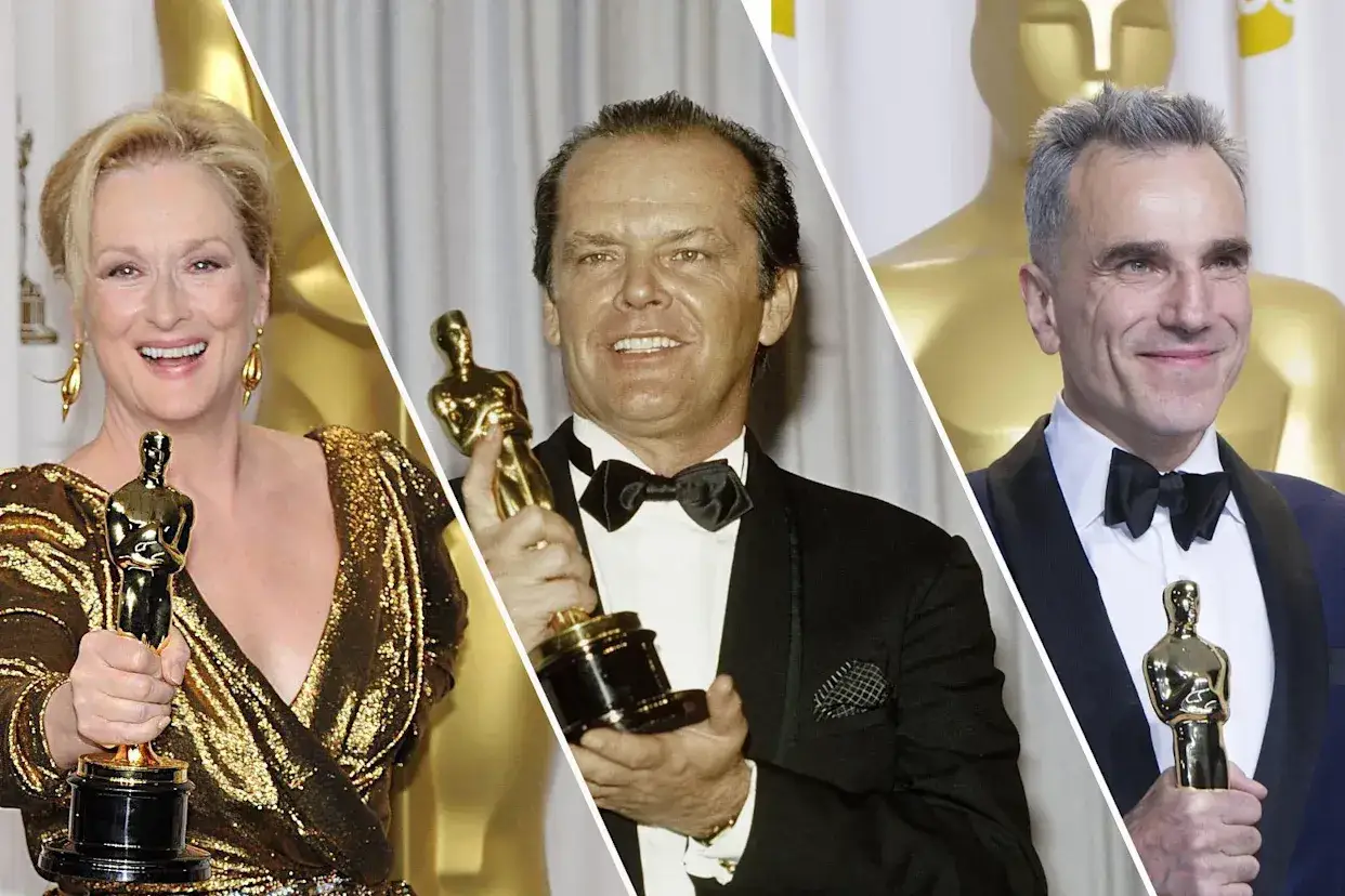 Meryl Streep, Jack Nicholson i Daniel Day-Lewis z Oscarami. Kto ma najwięcej oscarów aktor? Nicholson ma ich 3, a Streep i Day-Lewis po 2.