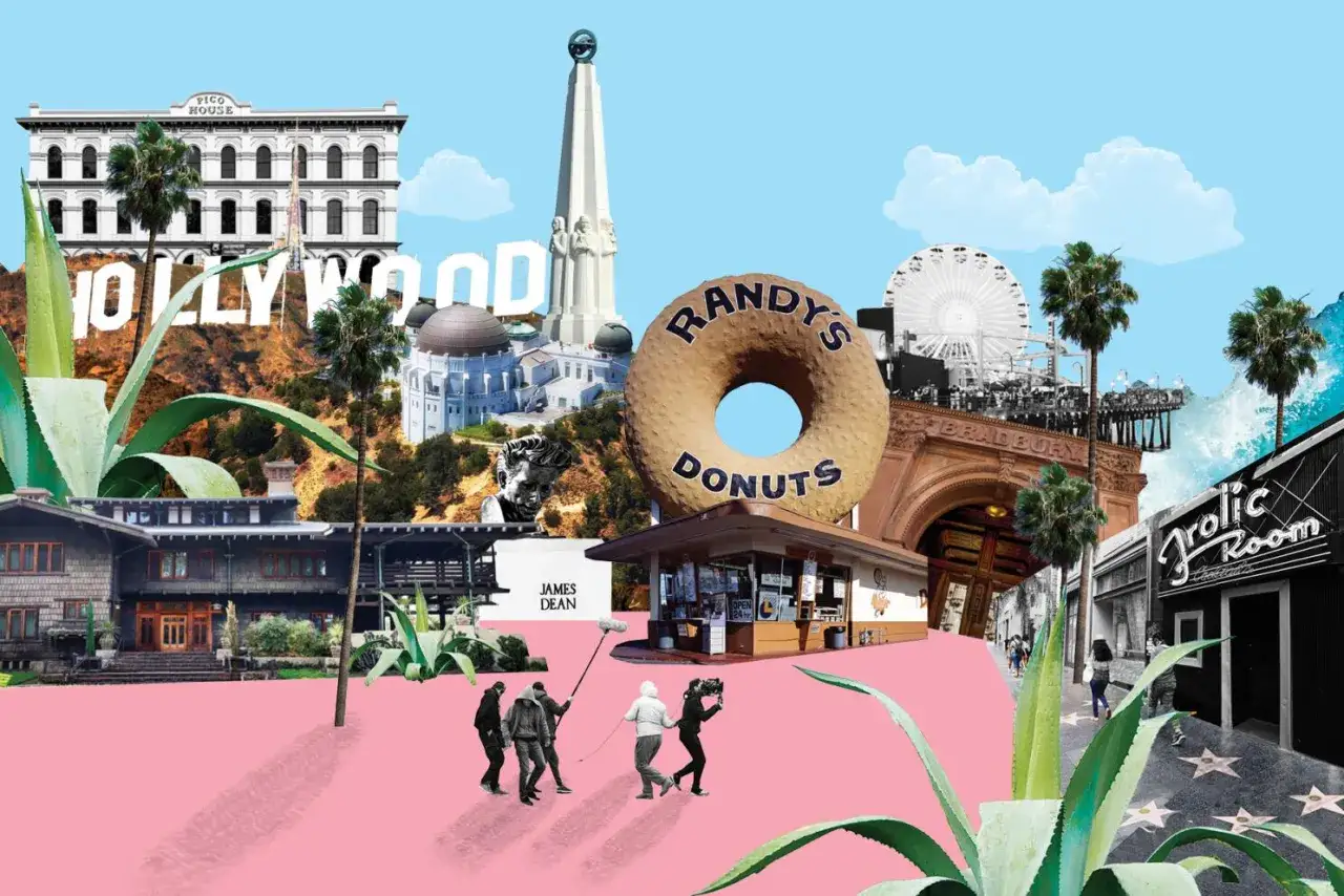 Hollywoodzkie ikony: znak Hollywood, Griffith Observatory, Randy's Donuts, Bradbury Building, Frolic Room. To moja droga do ciebie.
