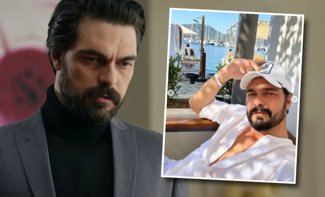 Halil İbrahim Ceyhan w szarej marynarce i czarnym golfie, obok zdjęcie z wakacji. Czy Halil İbrahim Ceyhan ma dzieci?
